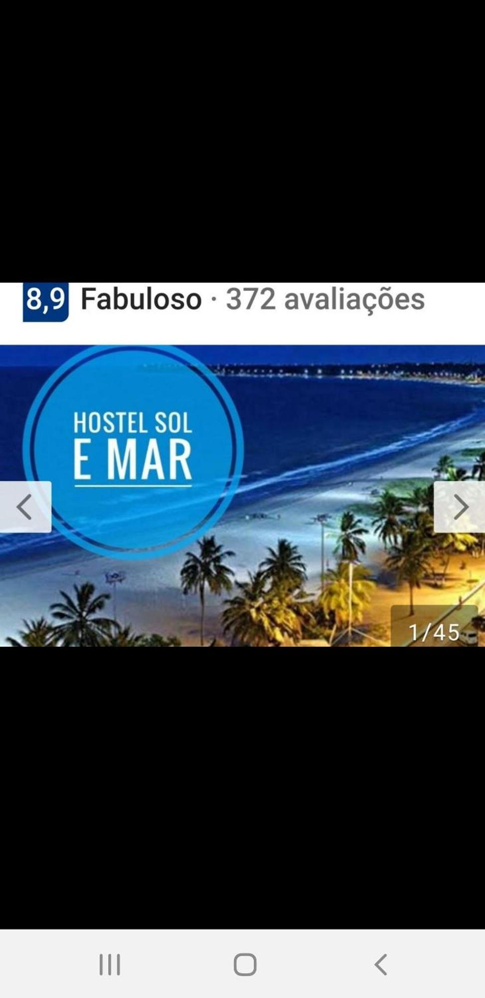 Hostel E Pousada Sol E Mar Joao Pessoa Exterior photo